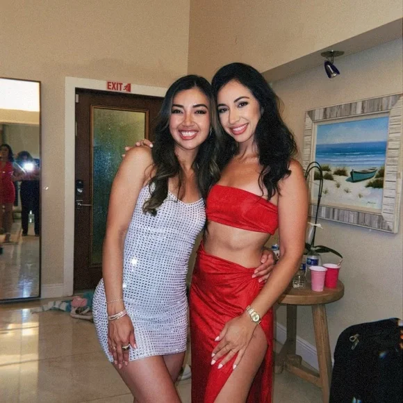 Oh Polly White Embellished Halterneck Mini Dress - Picture 4 of 4